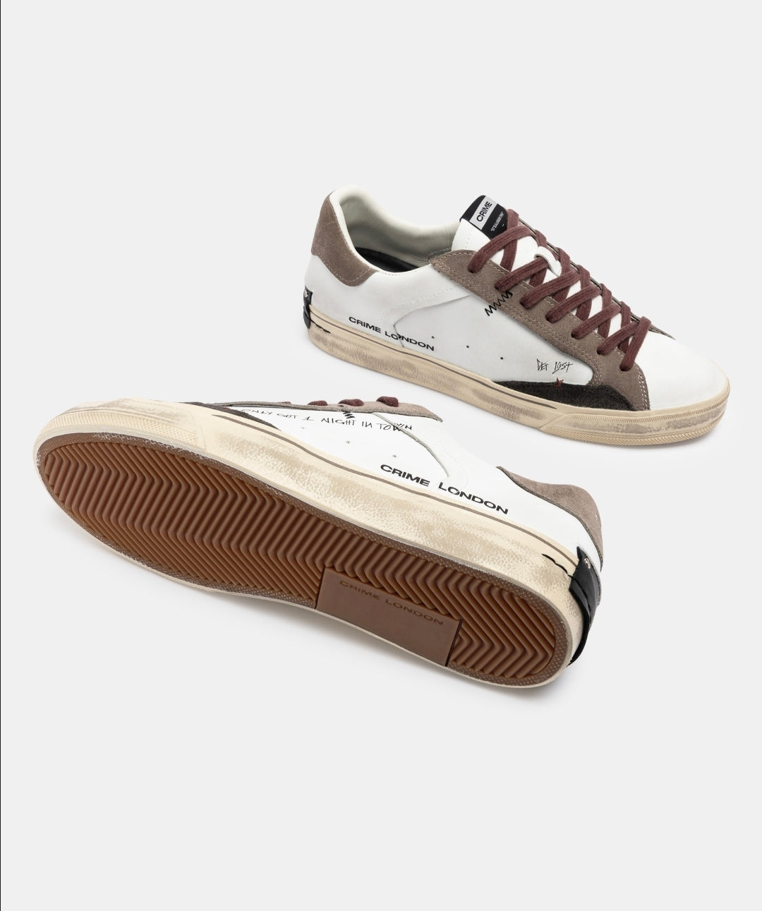 CRIME LONDON - DECONSTRUCTED Charcoal Fade