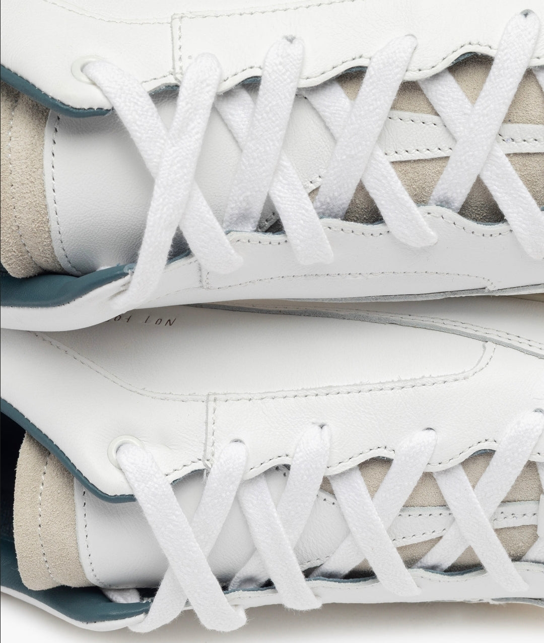 SANTHA - Love Cut Leather White-Cuoio