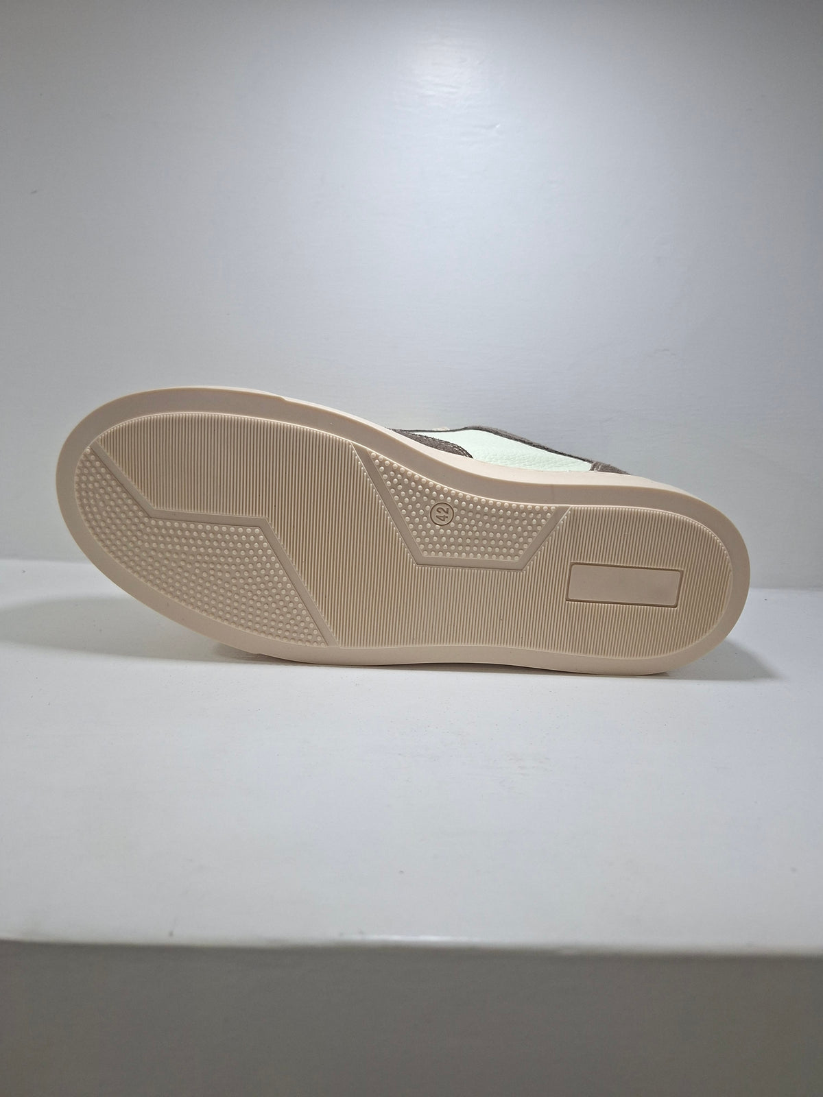 Lavorazione Artigianale - SONNY Pelle Beige Camoscio Tortora