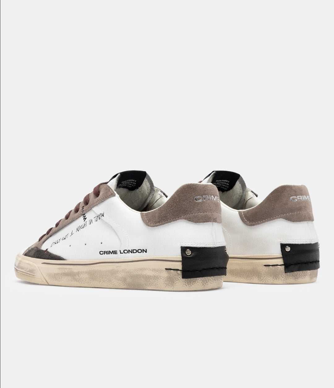 CRIME LONDON - DECONSTRUCTED Charcoal Fade