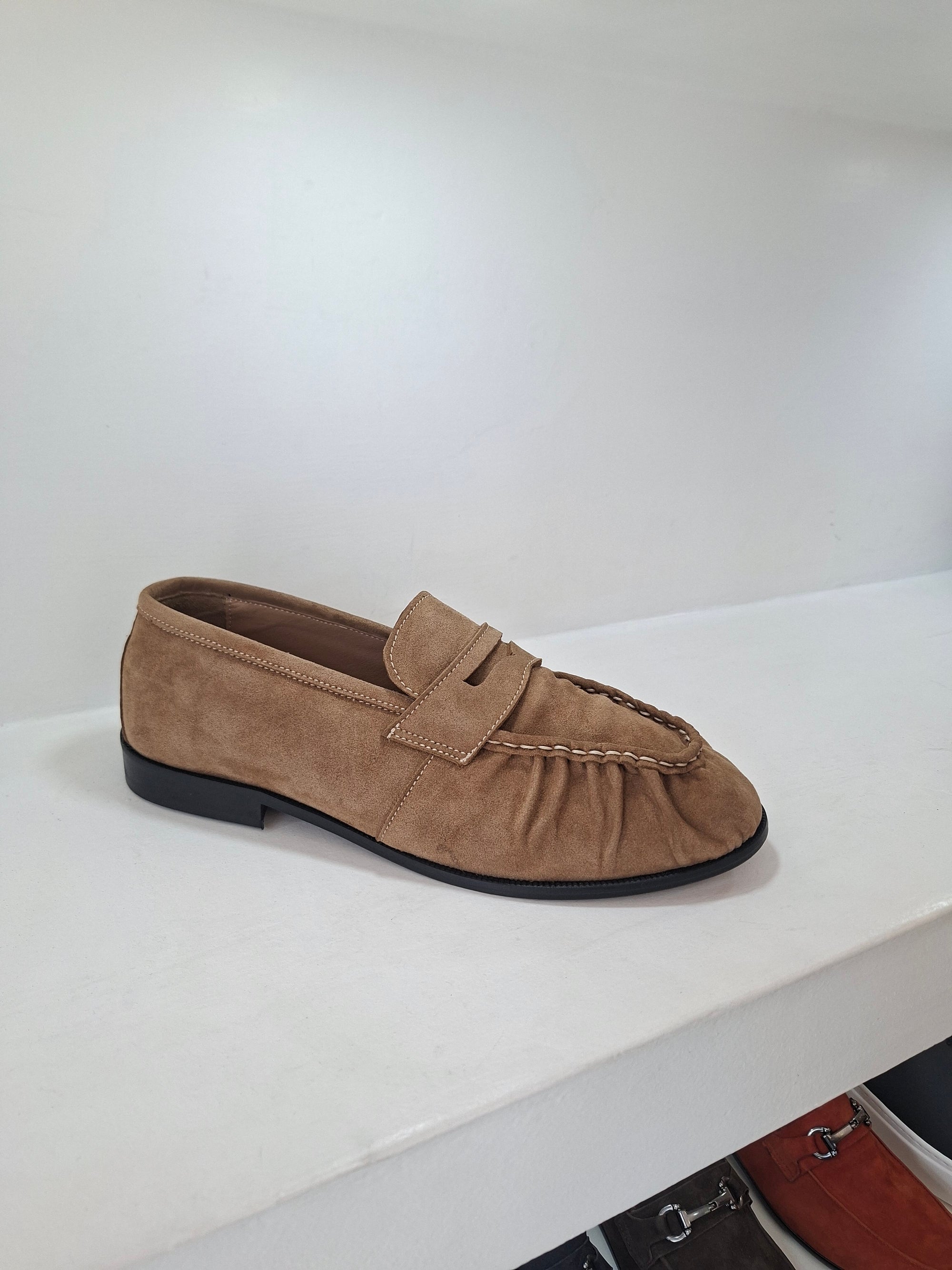 BRASILESE - 12683 Velour Cuoio stropicciato