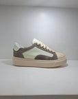 Lavorazione Artigianale - SONNY Pelle Beige Camoscio Tortora