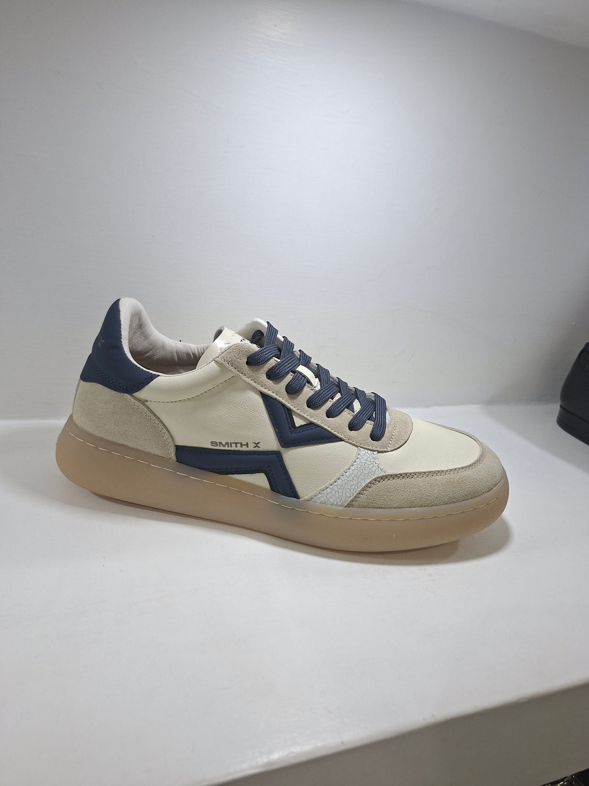 ALEXANDER SMITH X - OCEAN Pelle Beige e Camoscio Tortora