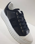 BRIAN MILLS - 585A Pelle Nero/Camoscio Nero