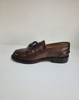 C346 - College Frangia e nappine Pelle Legno