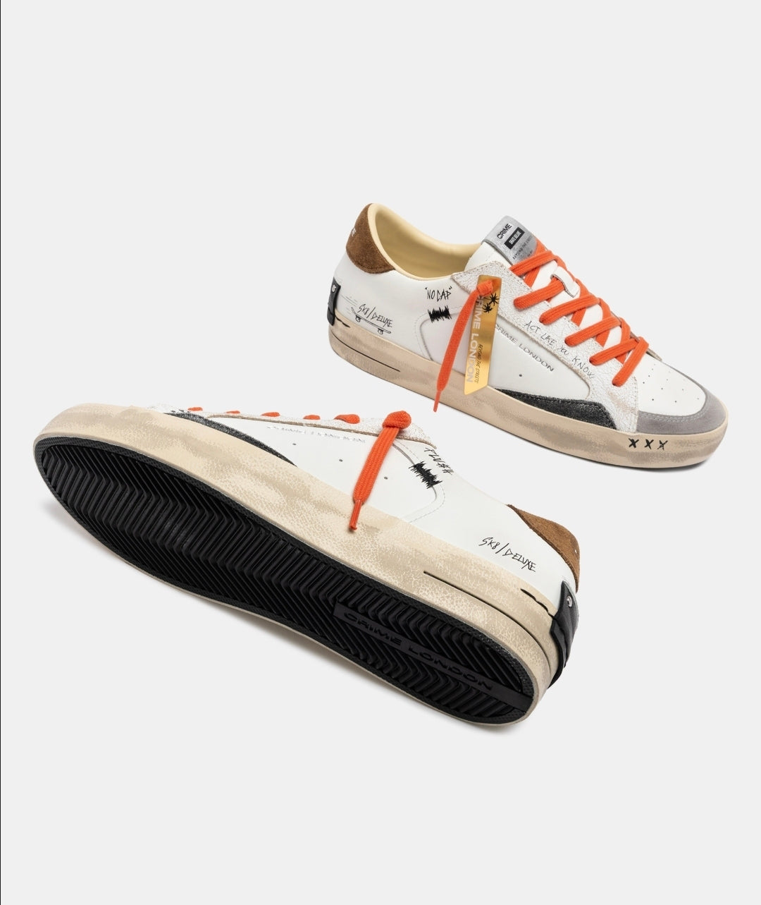 CRIME LONDON - SK8 DELUXE Orange Flame
