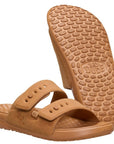 Hey DUDE - Wawe 2 strap slide classic Cognac