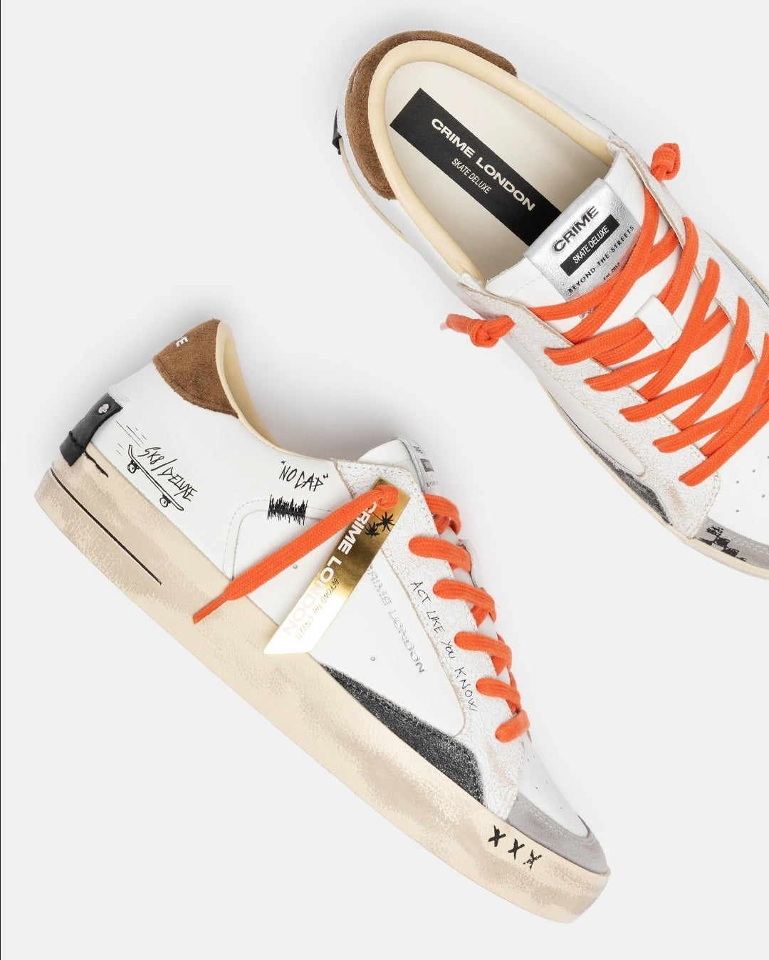 CRIME LONDON - SK8 DELUXE Orange Flame