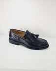 SORRENTINO Line - C346  Mocassino frangia e nappine Pelle Nero