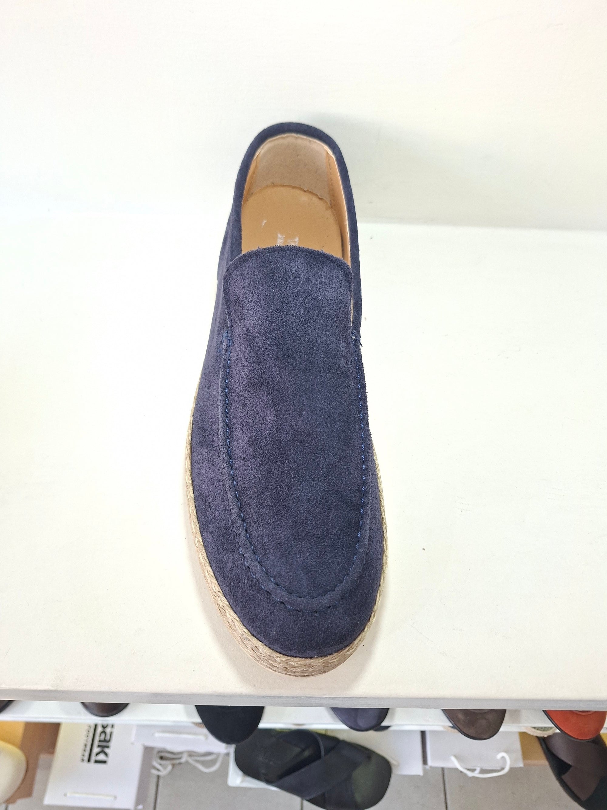 LUXURY - 3158 Espadrillas Camoscio Blu