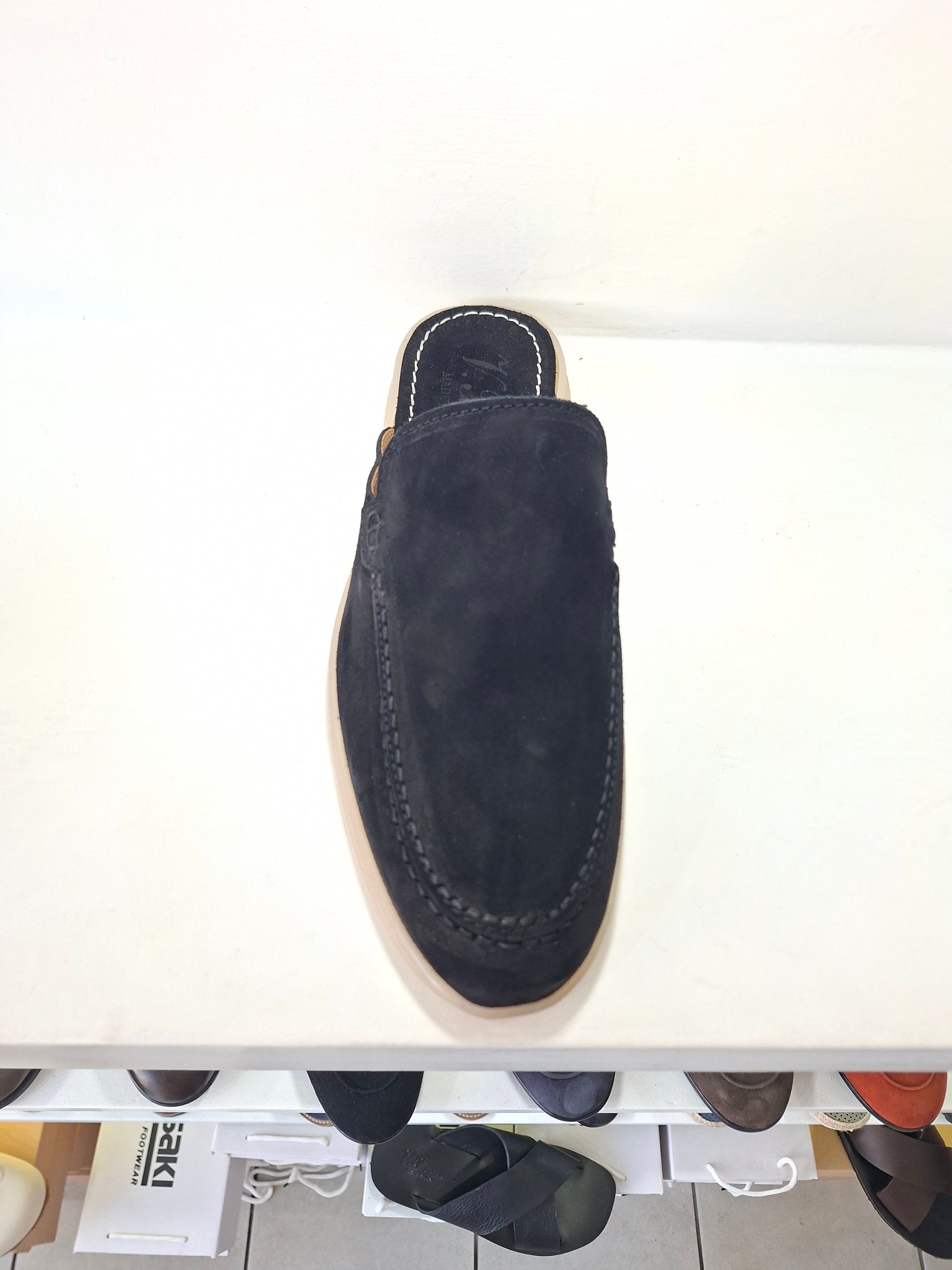 Lavorazione Artigianale - Sabot LP Camoscio Nero