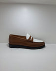 PRIMO RADO - DALLAS Pelle Bicolor Cuoio/Bianco