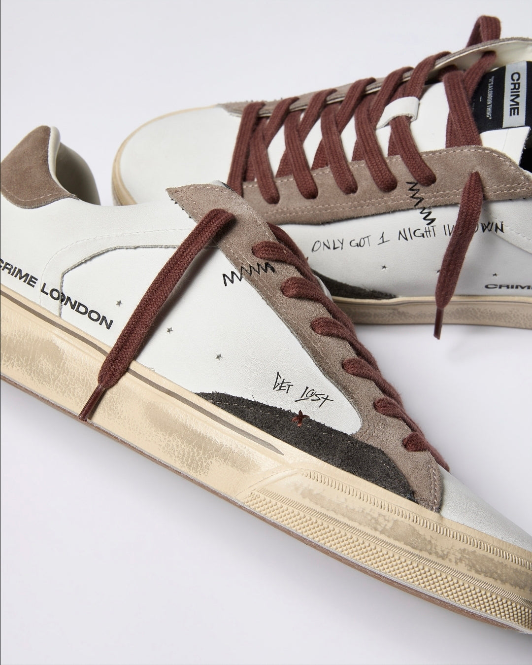 CRIME LONDON - DECONSTRUCTED Charcoal Fade