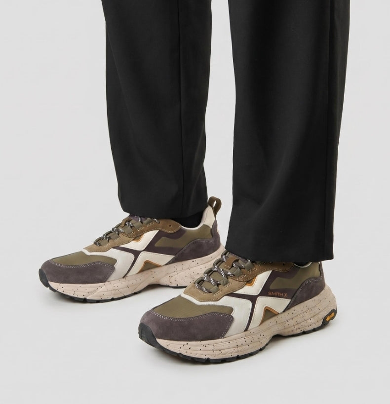 ALEXANDER SMITH X - HORIZON Camoscio Grigio e ripstop Verde